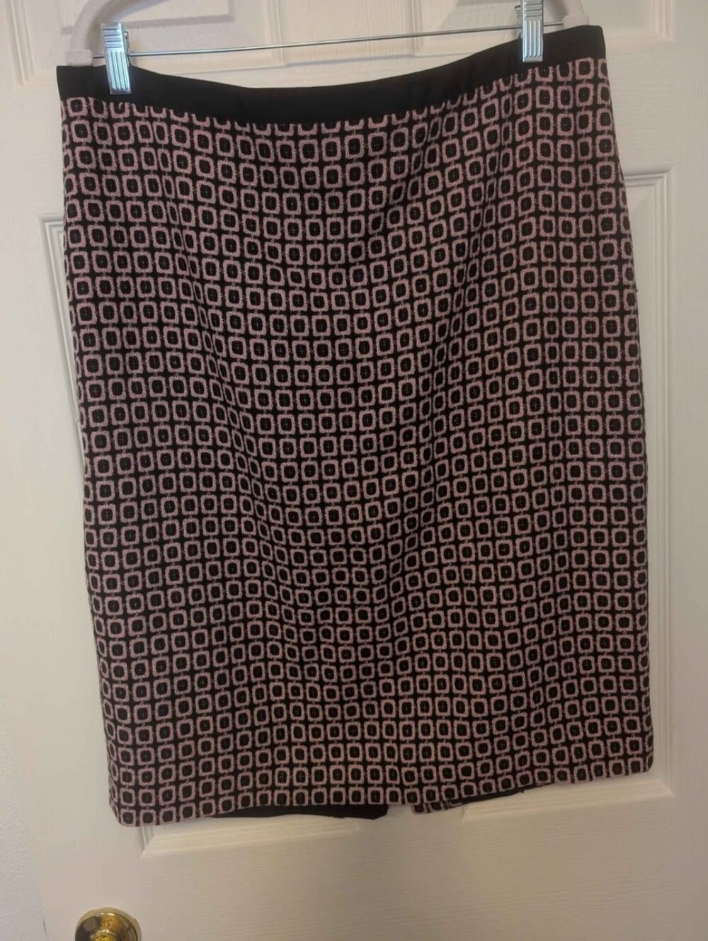 Talbot's Square Detail Wool Skirt, 18